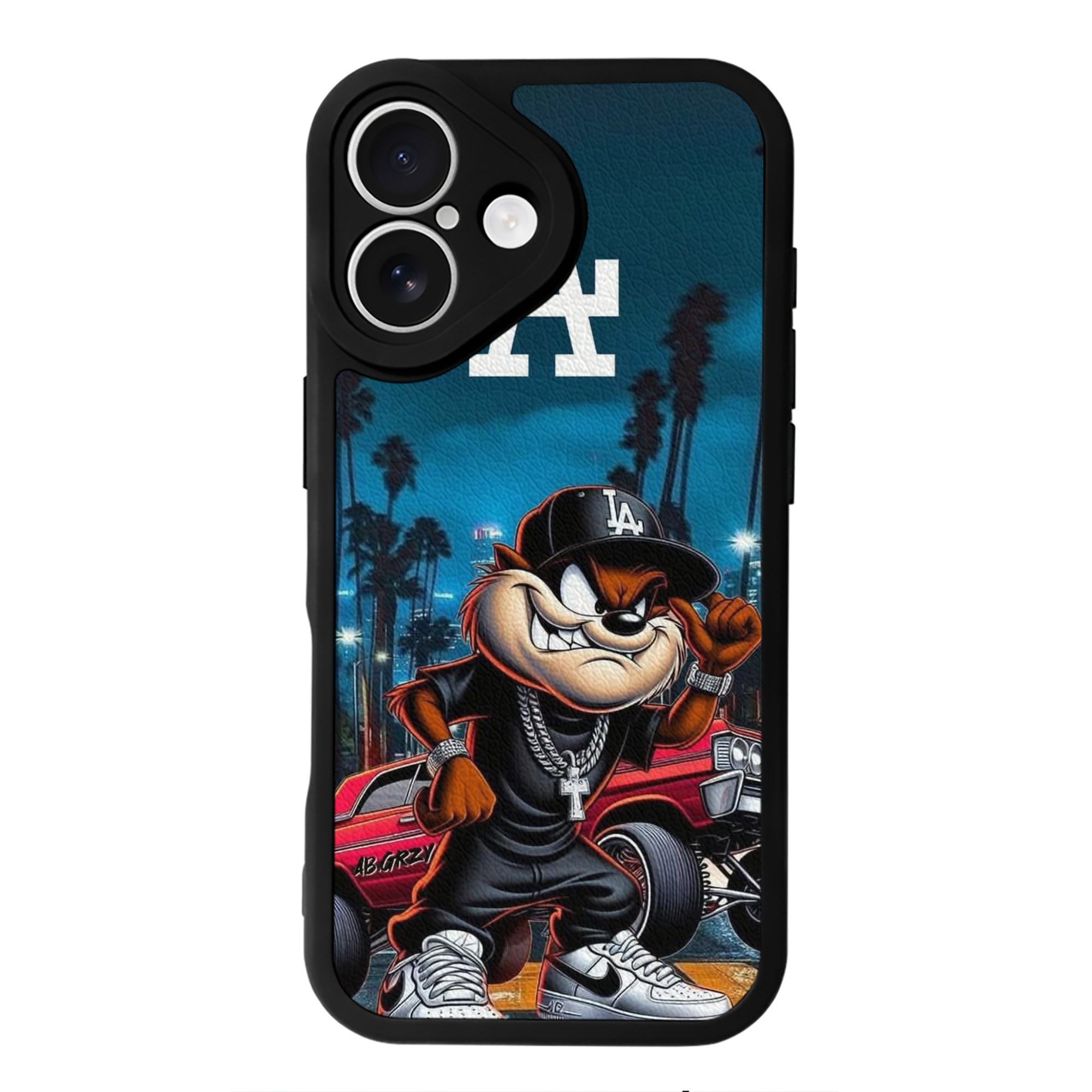  IPhone 16 Silicone Leather Case – UV Print, Lambskin Texture – Perfect Fit, Wireless Charging Compatible, Scratch Resistant, Precise Cutouts – Stylish Protection For IPhone 16